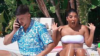 Pool Prankster Drowns In Ass Jasmine Sherni Brazzers