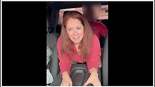 Husbands Friend Was Too Big To Suck Off So I Rode Him In A Parking Lot Instead