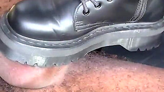Goddess Luna - Ball Breaking Dr Martens (hd 1080p Mp4)