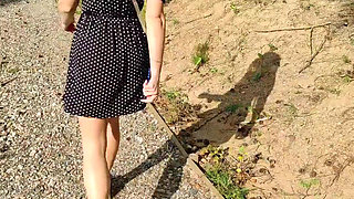 Fucked a Naked Beauty S-wife Katy Outdoors