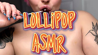 Oily BBW Titties and Lollipop Asmr