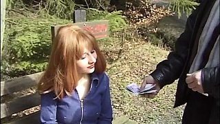 Ruthless Outdoor Enema For Teen Lesbian