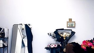 Amateur asian teen licks ass and sucks cock