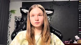 Curly Blonde Teen Records Solo Dildo Masturbation More at