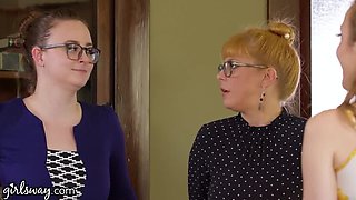 GIRLSWAY Hot Threesome At The Library With Penny Pax & Karla Kush