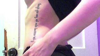 Hot amateur teen butt plug solo play