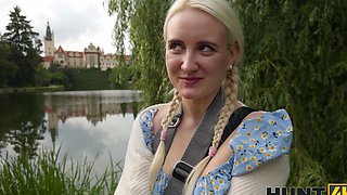 Blonde Daruma Rai, a perfect russian beauty from saint petersburg, gets fucked in a car.