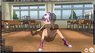 3d Hentai Schoolgirl In Pink Turned Me On With Dirty Talk And Allowed Me To Cum In Pussy