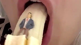 Giantess Stepsister Eats Tiny Stepbrother Puts