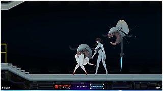 Alien Quest (part 1). The Attack Of Lesbians And Winged Monsters Anime