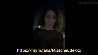 Brunette amateur with big natural tits gives deep blowjob and takes creampie in doggy style - Misschaudexxx