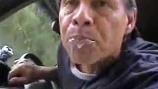 Outdoor Interracial Blowjob with a Big Cock