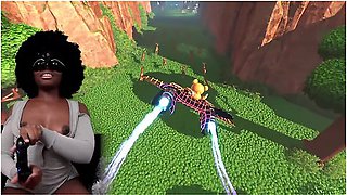 Astro Bot And Stripping With Ebony Butts (challenge Levels Gameplay)