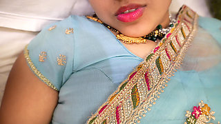 Wife Sucks Husband's Cock and Water Comes Out Hindi Voice