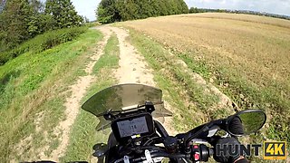 Brunette Bombshell and Her Partner Heat Things Up in Wild Outdoor POV