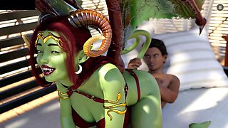 The Spellbook Succubus Sex and Fisting - Animated Porn Game