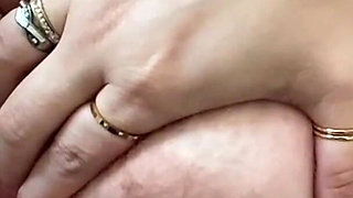 Squeezing Sucking My Big Boobs