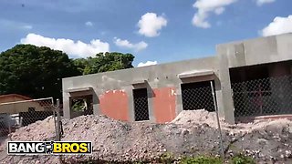 Bangbros - stunning juniper ren’s Tight Pussy captures hard as she gets pounded and facialed on the nail bus