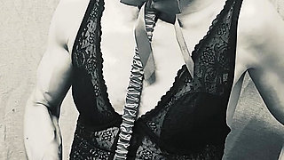 Vintage Style Kinky Masturbation