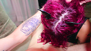 I Fucked My Hot Redhead Neighbor Pussy with Offering