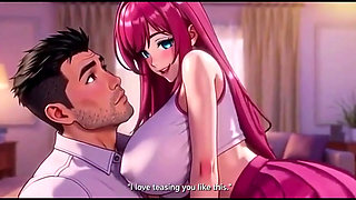 Step daughter seduce step father alone in room