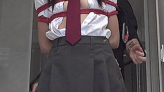 Shibari Video - Asian Schoolgirl in Ropes Gets Magicwanded