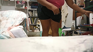 My pregnant wife sends me a video taking off her thong