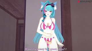 Mint POV Sex in Her Bikini - Neverness to Everness (nte)