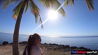 Amateur Thai Girlfriend Sex On The Beach Somewhere In The Philippines