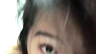 Japanese teen uses toys to pleasure pussy