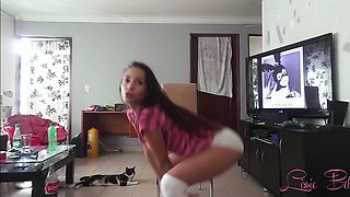 Beautiful brunette in sexy solo fingering masturbation 4 wmv
