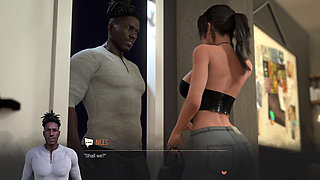 Sexy Lara Fucked by a Nextdoor Muscular Dude with Big Black Cock