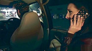 Hot Brunette Ashley Adams Fucked In Car