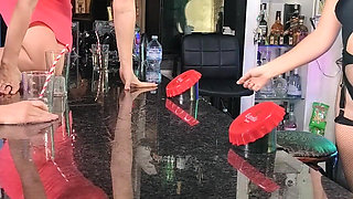 Special: Behind the Scenes Foursome Strip Club Pee
