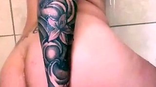 Milky ass solo hoe anally toys