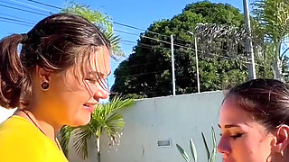 Poolside Messy Girls, Wet Jeans, Cream & Dirty Teasing - Part 1