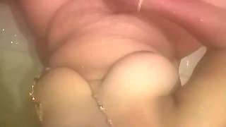 Masturbating
