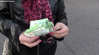 Special - Bootylicious Italian nymph gets her backside pounded by a stranger for €500 - English subtitles