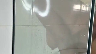 Was Taking a Shower Thwn the Monster Dick Hotel Staff Came to Fuck Me in the Bathroom