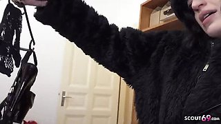 Skinny Goth Teen Brisen Gets Rough Fuck & Squirting Orgasm in German Scout Casting - Deepthroat & Rimjob