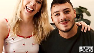 18yo scene with lascivious Petite Blonde from Hot Guys Fuck