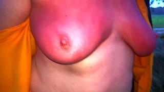 Big tits slapped, displaying, tits slapping and squeezing