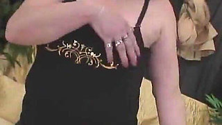 Big Breasted Mature Woman Fucks Herself with Her Big Sex Toy