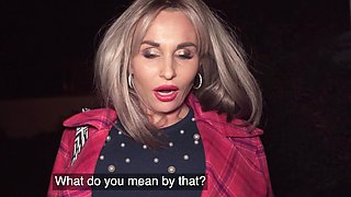 Public Agent Presents Fucking My GF's Hot Mom - with Blonde Mature GILF Laura Crystal