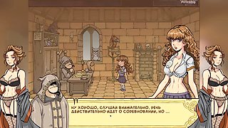 Trainer witch and teen akabur in a magical Hogwarts adventure