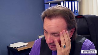 Big George's Fierce Hunger Meets Horny Office Temptation