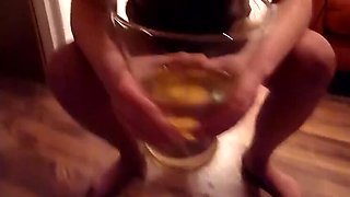 German MILF Brunette Slut in Nylon Stockings Gets Pissed On - Kinky Fetish Watersport & Humiliation HD