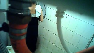 Hiddencam secret spying my cousin shower voyeur