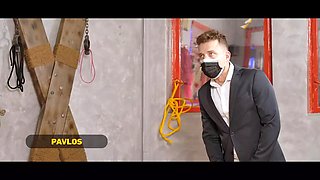 Tanya Virago's kinky shaved pussy is all that keeps young Czech guy from shame