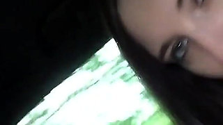 Alina's Handjob Pleasure on the Back Seat in a Car